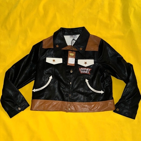 Looney Tunes X Unique Vintage Yosemite Sam Trucker Jacket - Picture 2 of 7